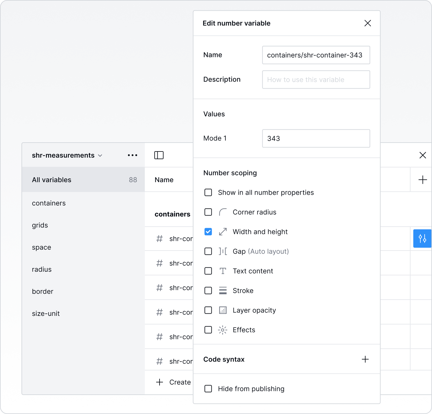 Open the Editing Modal
